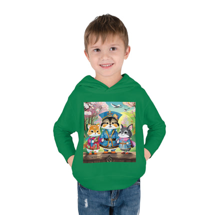 Fluffy Explorers Toddler Pullover Fleece Hoodie