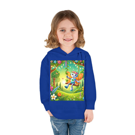 Robot Fairy Toddler Pullover Fleece Hoodie