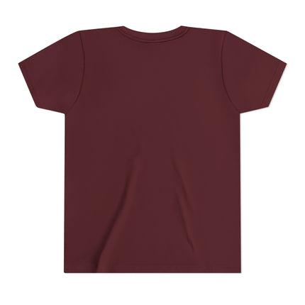 Geisha Kitten Strolls Among the Spoonbills Youth Short Sleeve Tee