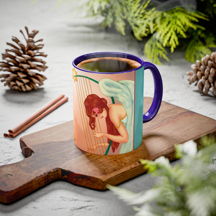 Heavenly Angel Duet Colorful Mugs (11oz, 15oz)