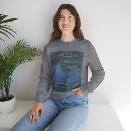 Water Lilies by Claude Monet Heavy Blend™ Crewneck Sweatshirt