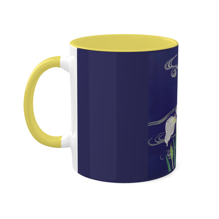 Irises by Kogyo Tsukioka Colorful Mugs, 11oz