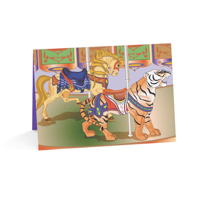 Carousel Splendor Greeting Cards (1, 10, 30, and 50pcs)