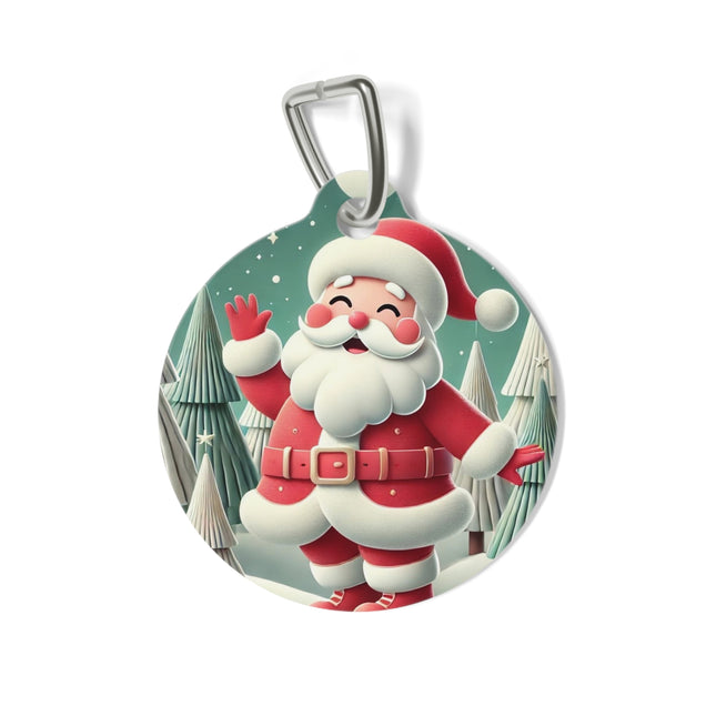 Santa's Joyful Night Pet Tag