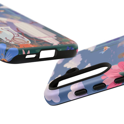 🐠🌸 The Enchanted Aquarium Garden Phone Case – Art Deco Underwater Fantasy