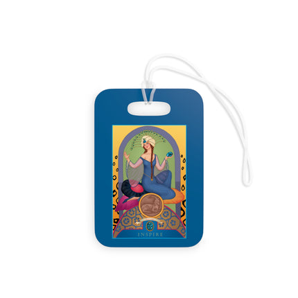 December & Tanzanite (from the Gem Series) by Sofia Chiostri Luggage Tags