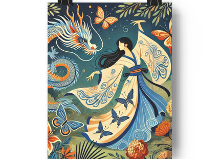 Fairy Waltz in the Butterfly Garden Giclée Art Print