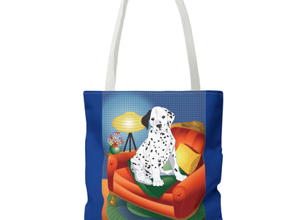 A Dalmatian's Cozy Corner Tote Bag (AOP)