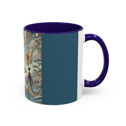Butterfly Empress Colorful Mug – Graceful Butterflies & Timeless Elegance