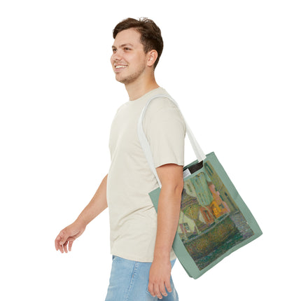 La Fontaine, Saint-Paul De Vence by Henri Le Sidaner Tote Bag (AOP)