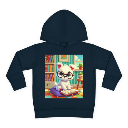Little Scholar Pup Toddler Pullover Fleece Hoodie