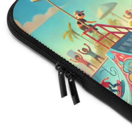 The Skate Park Robot Laptop Sleeve – Action, Energy & Retro Fun
