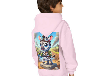 Zebra Lookout Youth Heavy Blend Hooded Sweatshirt