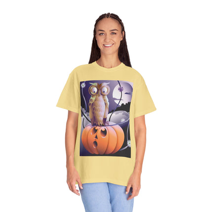 The Startled Pumpkin Unisex Garment-Dyed T-shirt