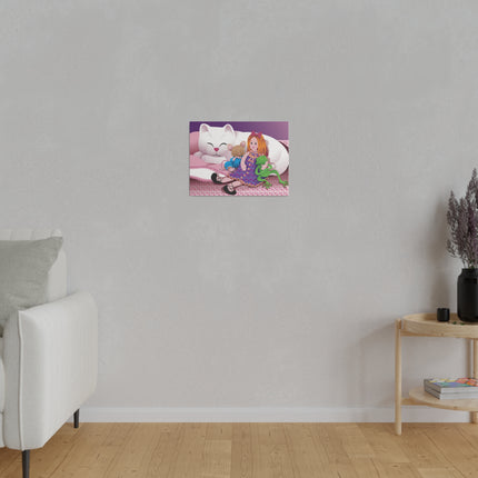 Joy of Friendship – Whimsical Cat, Mouse, and Rag Doll Dreamtime