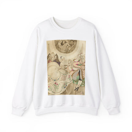 Sur talons rouges (On Red Heels) pl 01 by Gerda Wegener Heavy Blend™ Crewneck Sweatshirt