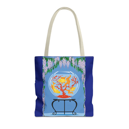 Aquatic Symphony Tote Bag (AOP)
