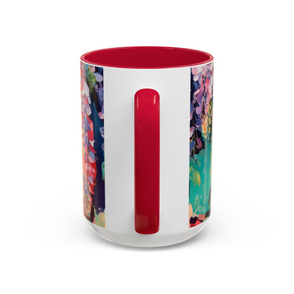 Golden Wisteria Symphony Colorful Mugs (11oz, 15oz)