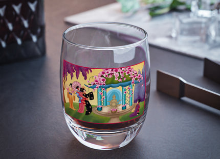 A Dance of Colors and Serenity by Carlo Chiostri Whiskey Glass
