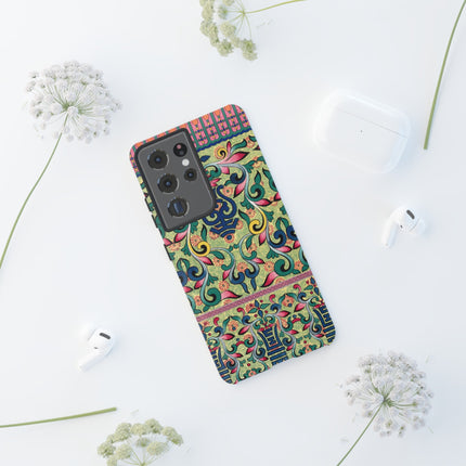 Colorful Flower Pattern by Owen Jones Phone Cases