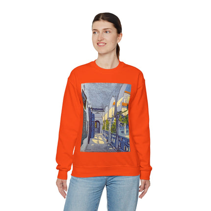 Gallery of a Moroccan Riad by George Gaudion Heavy Blend™ Crewneck Sweatshirt