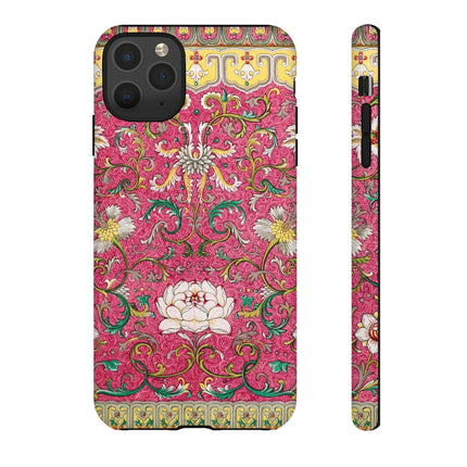 Pink Floral Pattern by Owen Jones Phone Cases