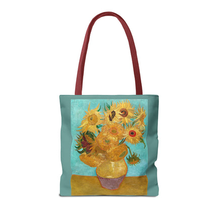 Vase with Twelve Sunflowers by Vincent Van Gogh Tote Bag (AOP)