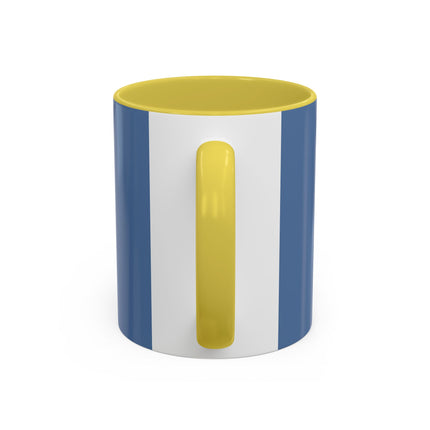 The Lady And The Enchanted Heron Colorful Mugs – Art Deco Botanical Elegance