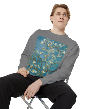 Almond Blossom by Vincent van Gogh Unisex Garment-Dyed Sweatshirt