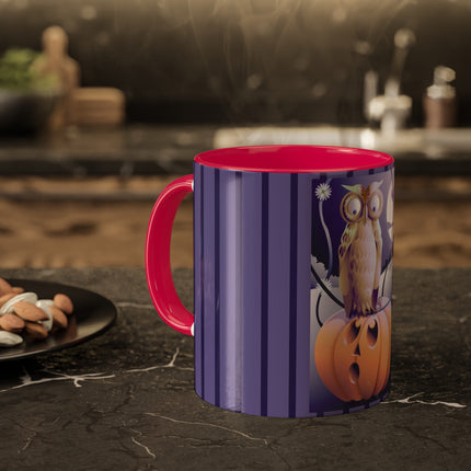 The Startled Pumpkin Colorful Mugs, 11oz