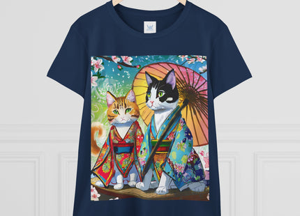 Kimono Kitties Cotton Tee