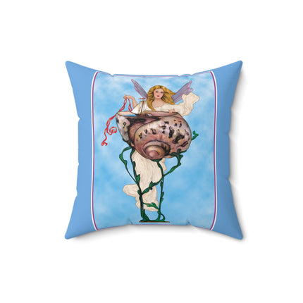 Enchanting Serenity Spun Polyester Square Pillow
