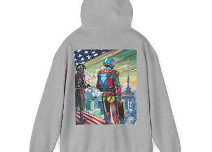 NSA Cyber Punk Computer Hacking Team – Heavy Blend™ Hooded Sweatshirt