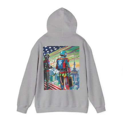 NSA Cyber Punk Computer Hacking Team – Heavy Blend™ Hooded Sweatshirt