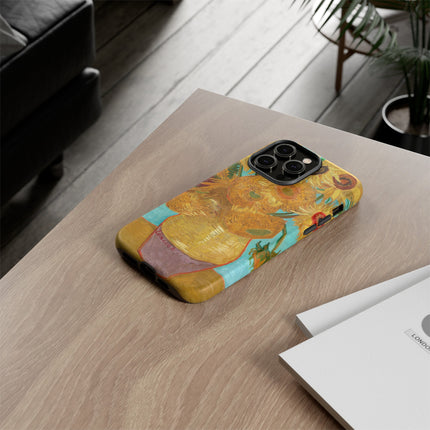 Vase with Twelve Sunflowers by Vincent Van Gogh Phone Cases