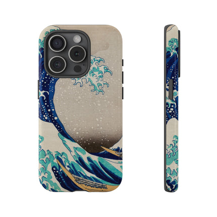The Great Wave off Kanagawa by Katsushika Hokusai Phone Cases