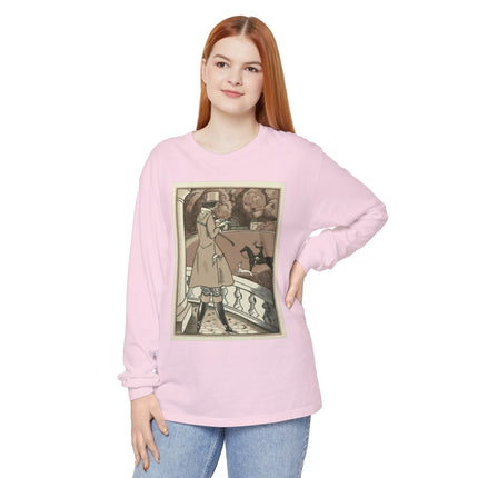 Amazone by Fernand Siméon Unisex Garment-dyed Long Sleeve T-Shirt