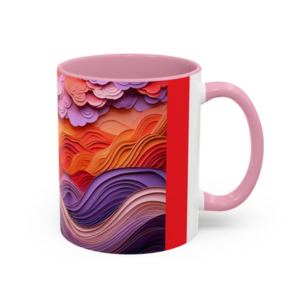 Dramatic Sunset Sky Colorful Mugs (11oz, 15oz)