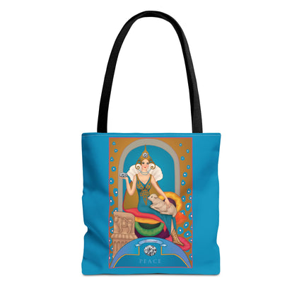 Astrology Gem Series: April & Diamond Tote Bag