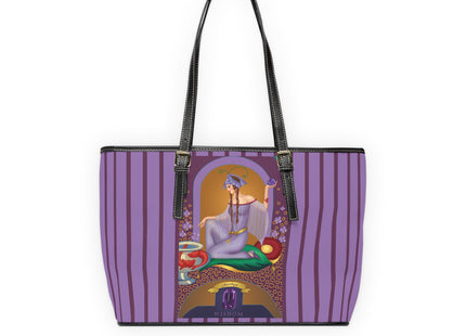 February & Amethyst (from the Gem Series) by Sofia Chiostri PU Leather Shoulder Bag