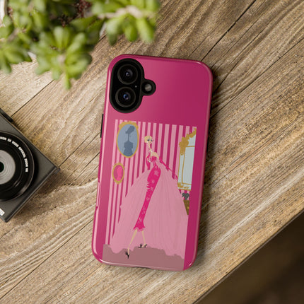 Lady in Pink Phone Case – Graceful Sophistication