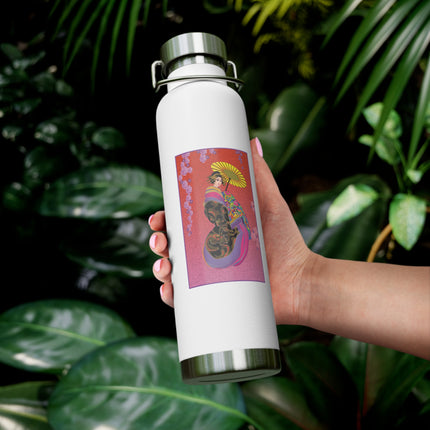 Enchanting Geisha Copper Vacuum Insulated Bottle, 22oz