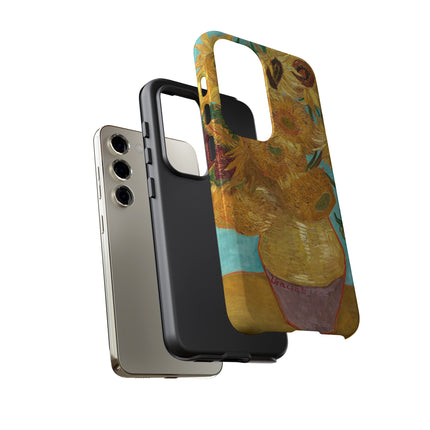 Vase with Twelve Sunflowers by Vincent Van Gogh Phone Cases