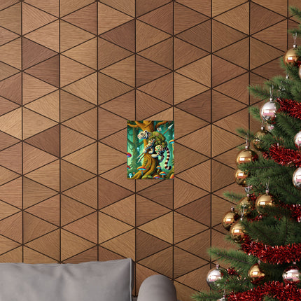 🐅🌿 Silent Stripes Matte Vertical Poster – Mystery, Stealth & Jungle Majesty