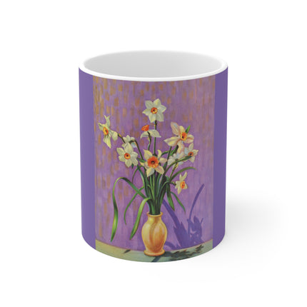 Narcissus by Lafayette F. Cargill Ceramic Mug 11 oz
