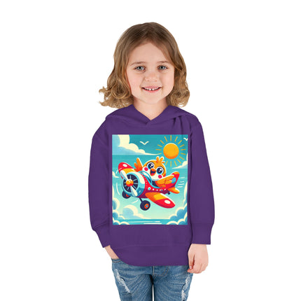 Joyful Bird Aviator Toddler Pullover Fleece Hoodie