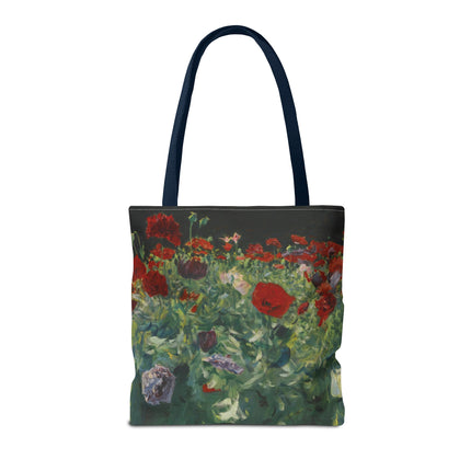 Poppies (A Study of Poppies for Carnation, Lily, Lily, Rose) by John Singer Sargent Tote Bag (AOP)