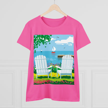 Tranquil Retreat Women's Midweight Cotton Tee
