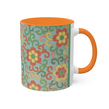 Examples of Chinese Ornament, Pl.09 by Owen Jones Colorful Mugs, 11oz