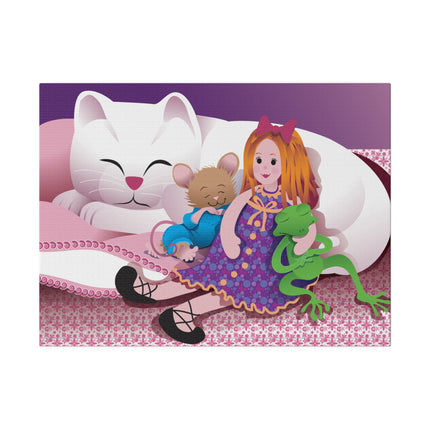 Joy of Friendship – Whimsical Cat, Mouse, and Rag Doll Dreamtime